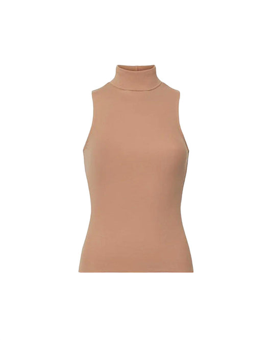 Frame - Women's Sleeveless Turtleneck Top