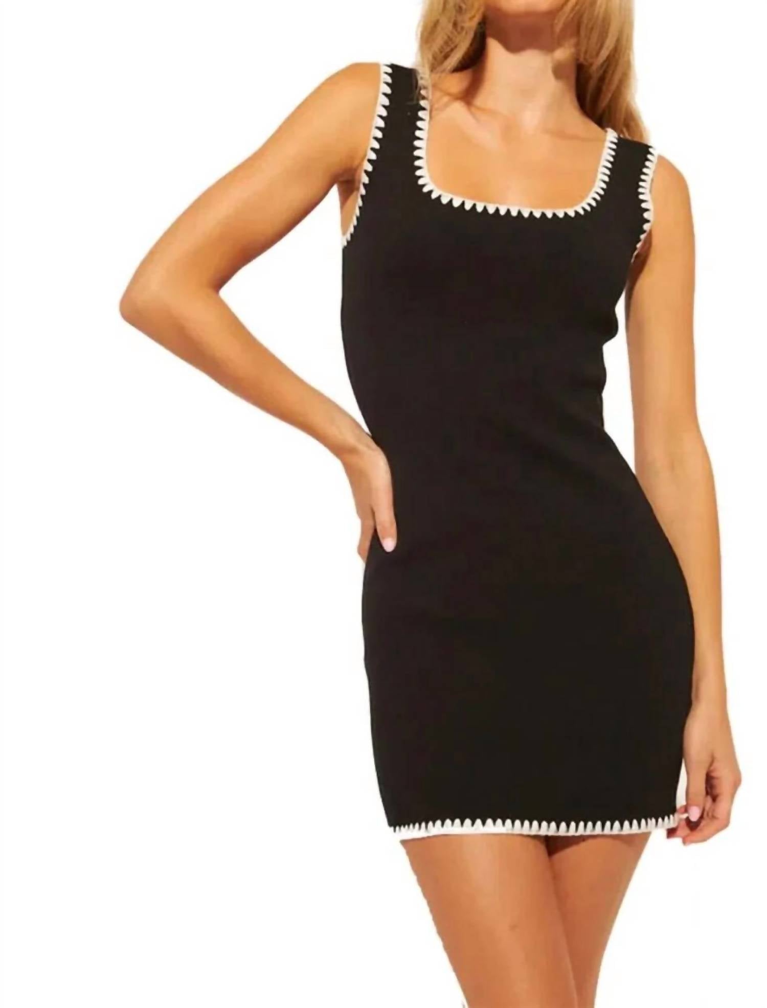 John + Jenn - Women's Two Tone Knit Dress