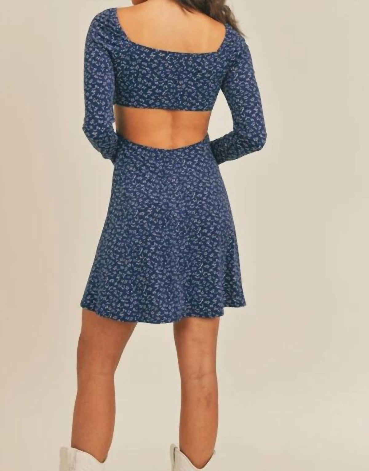 Lush - Ditsy Floral Knit Dress