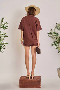 English Factory - Linen Lace Shirt