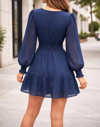 Joy Joy - Textured dot dress