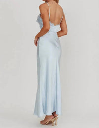 One And Only Collective - Surplice Embellished Trim Maxi Dress