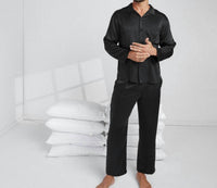Lunya - Men's Washable Silk Button Up Set