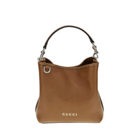 Gucci - Women's Gg Emblem Leather Bucket Bag