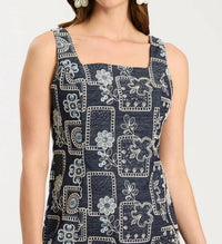 Tyler Boe - Pamela Embroidered Shift Dress