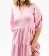 SMITH & QUINN Tory Mini Dress in light pink - women's dress - view 5
