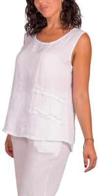 Gigi Moda - Palermo Linen Sleeveless Top