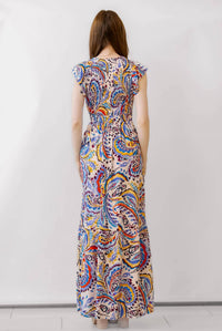 Another Love - Paisley Print Midi Dress
