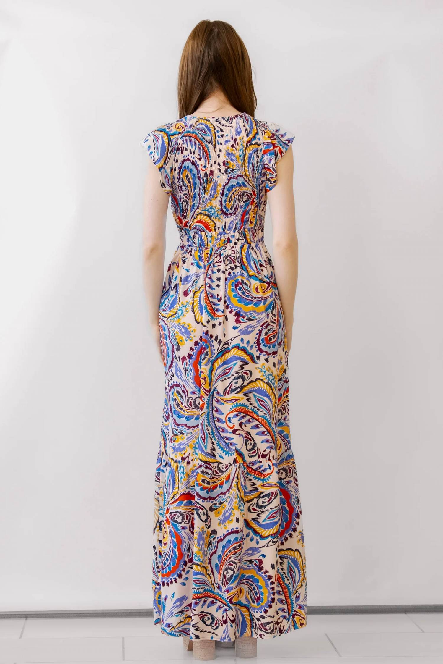 Another Love - Paisley Print Midi Dress