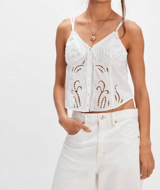 Free People - Sweet Sammi Eyelet Top