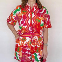 Mahila - Mari Short Sleeve Blouse