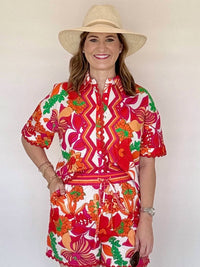 Mahila - Mari Short Sleeve Blouse