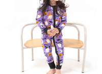 Angel Dear - Girl's Costumed Ghosts Glow-in-the-dark Bamboo 2 Way Zipper Romper