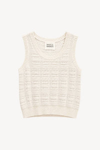 White + Warren - Women's Textured Boucle Tank Top