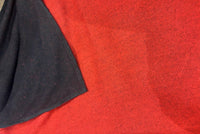 Rapti Fashion Cashmere poncho in red black - women's sweater - detail view