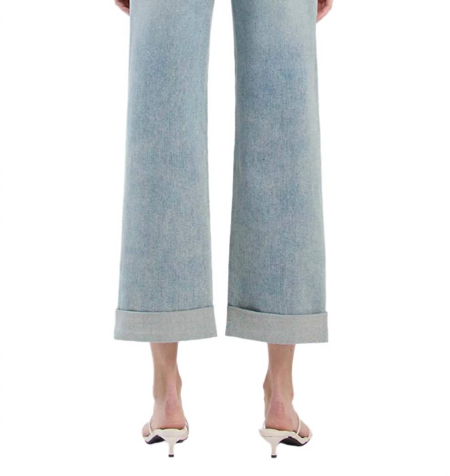 Kancan - Super High Rise Slim Wide Leg Jeans
