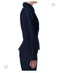 AGOLDE DEVON SHIRT in blue - women's blouse - alternate view