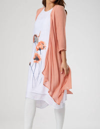 Saloos - Long Dress With Jacket Set