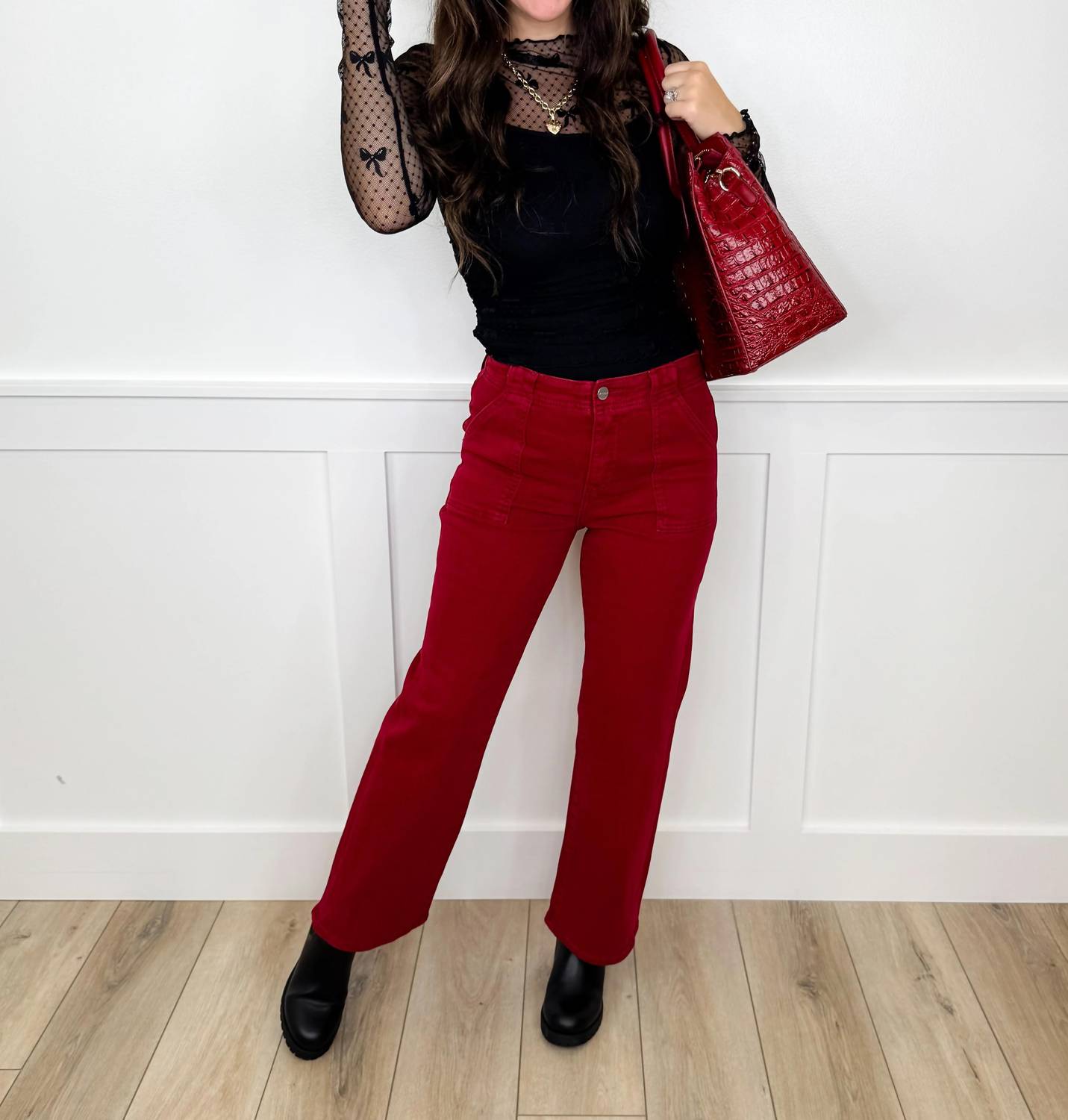 Risen - Faith High-rise Ankle Flare Jeans