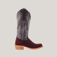 R Watson Boots - Women's Nubuck Caiman Belly Boot