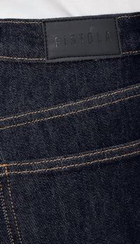 PISTOLA Bri Ankle High Rise Slim Straight Jean in nightfall - women's jeans - view 4