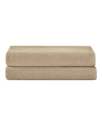 Under the Canopy Textured Organic 2 Piece Bath Sheet Set in light taupe - item