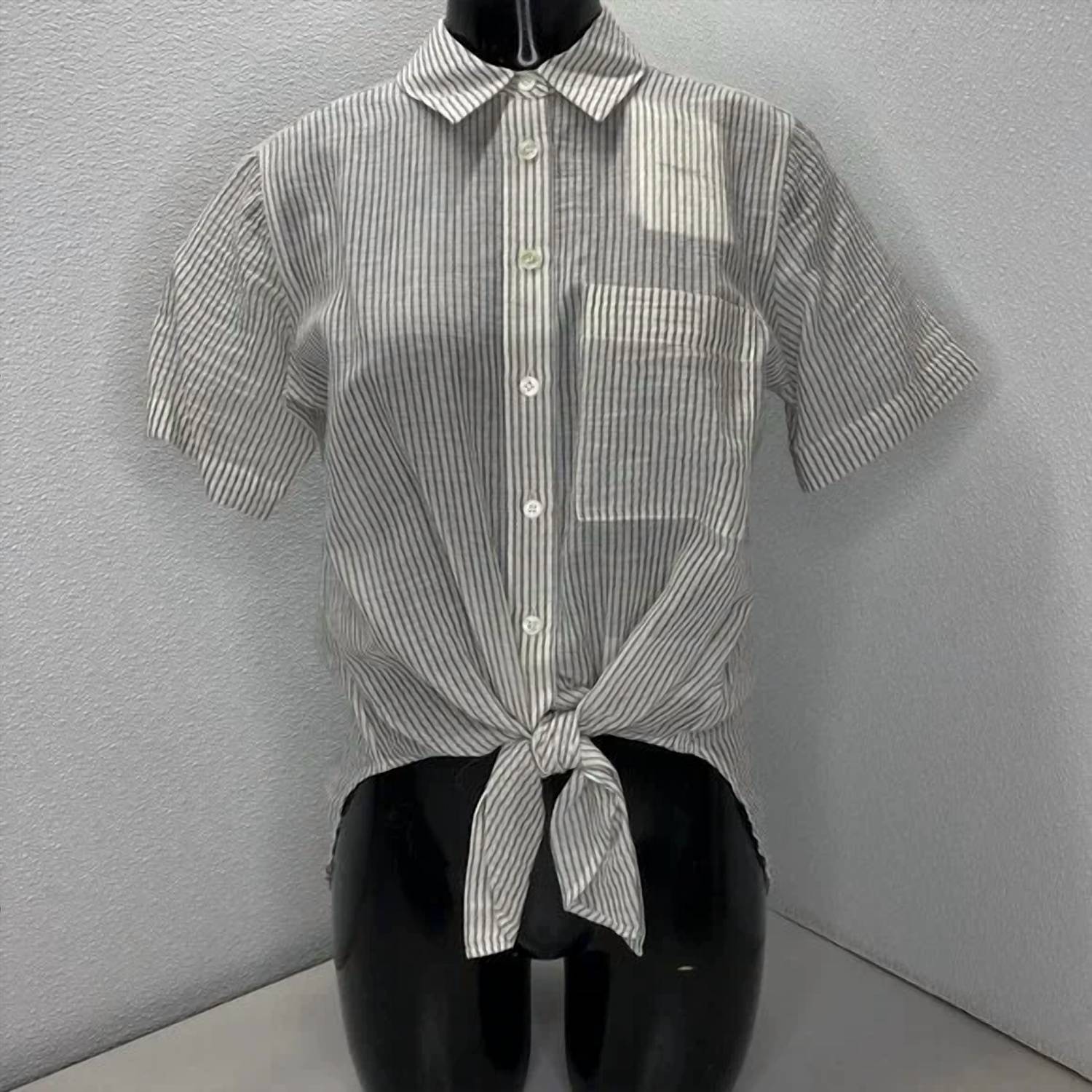 Theory - Women's Hekanina Striped Button-up Shirt
