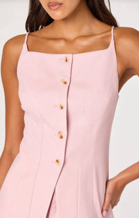Astr - Neha Button-front Longline Top
