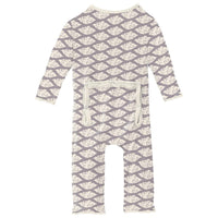 Kickee - Kids' Muffin Ruffle Coverall with 2 Way Zipper
