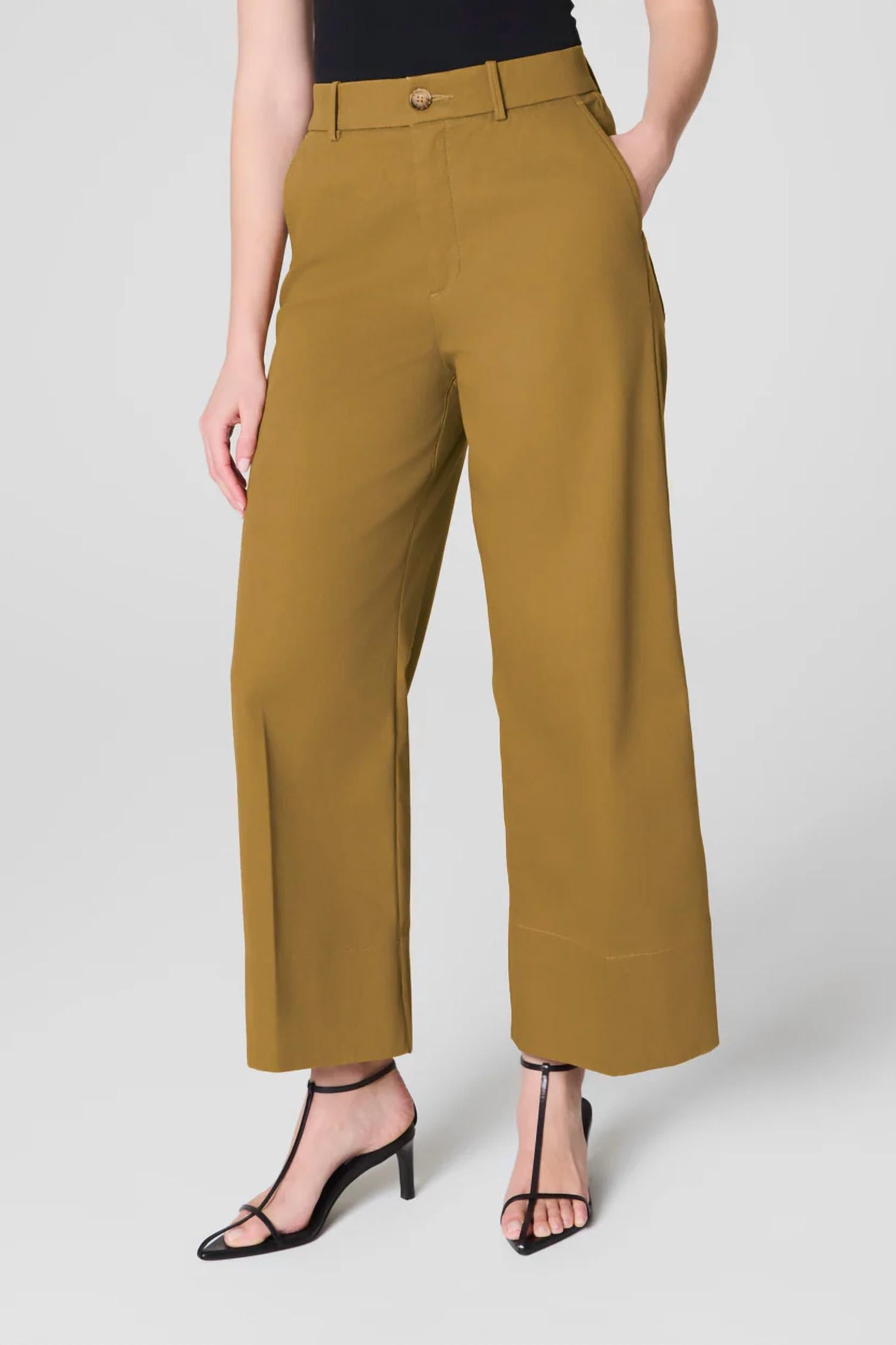 Spanx - Stretch Twill Wide Leg Pants