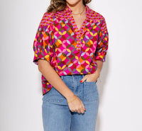 Ivy Jane - Mosaic Popover Top