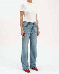 DAZE Slouch 90’s Fit Jeans in marina vintage - women's jeans - alternate view
