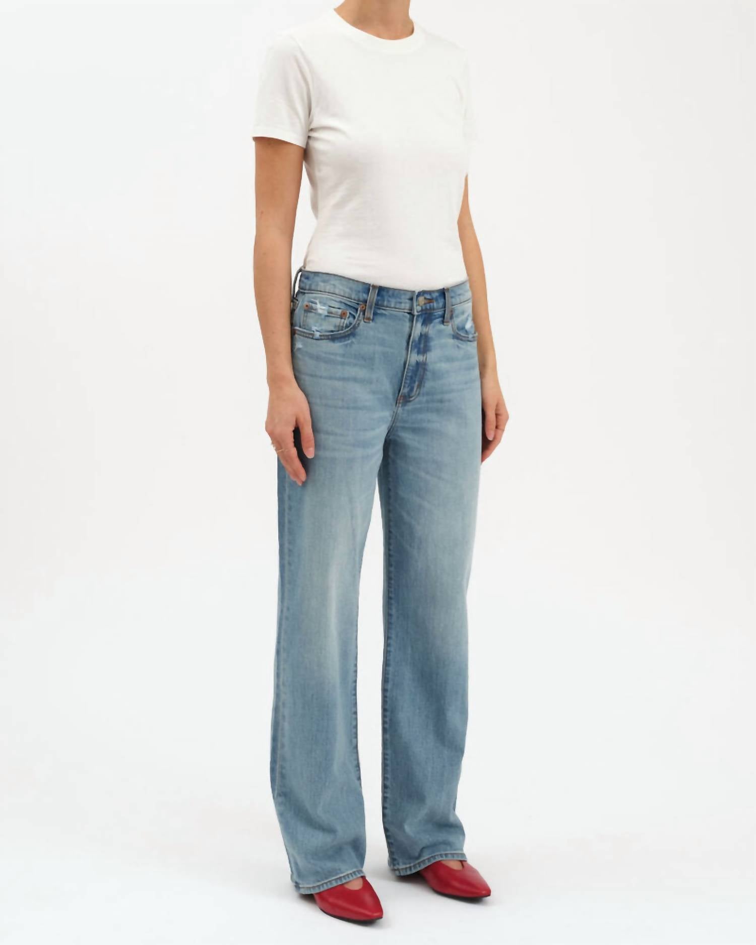 DAZE Slouch 90’s Fit Jeans in marina vintage - women's jeans - alternate view