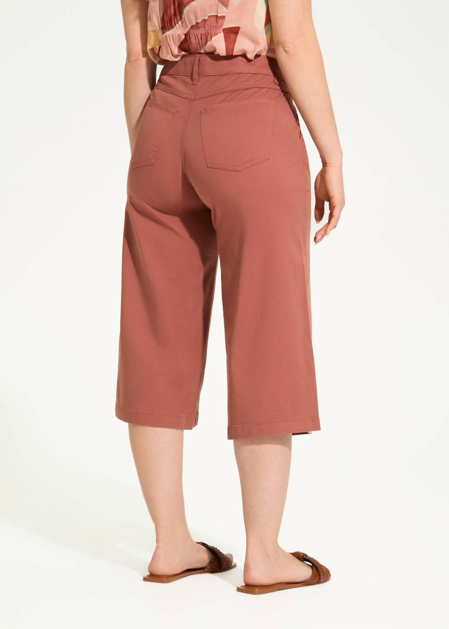 Fdj - Olivia Pleated Wide Capri