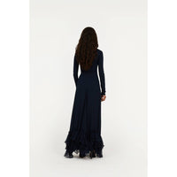 Rotate - Chiffon Maxi Ruffle Dress
