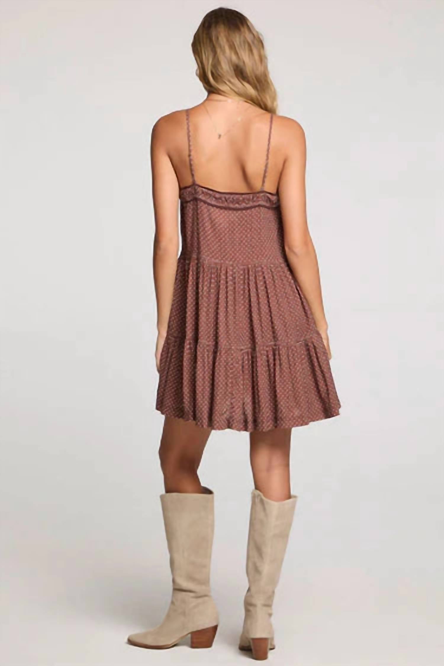 Saltwater Luxe - Genevieve Dotted Mini Dress