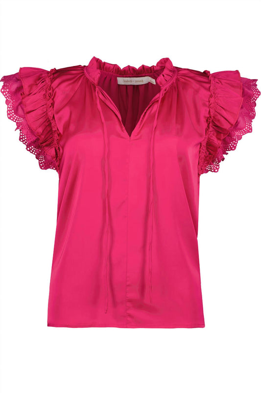 Bishop + Young - Women's Nikki Flutter Sleeve Top