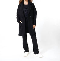 Esqualo - Mid-length Button Jacket