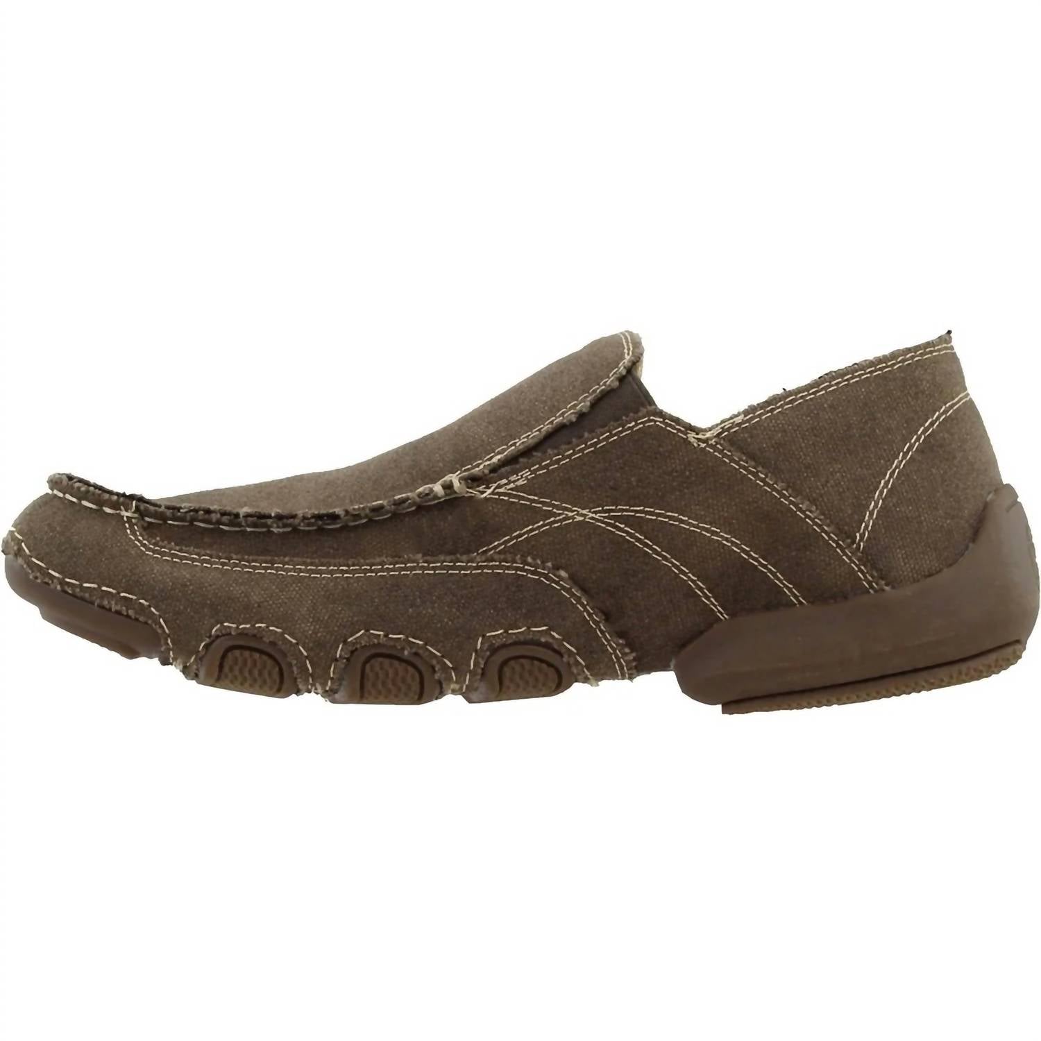 ROPER Men's Driving Moc Slip-on Casual Shoe in chocolate - men's sneaker