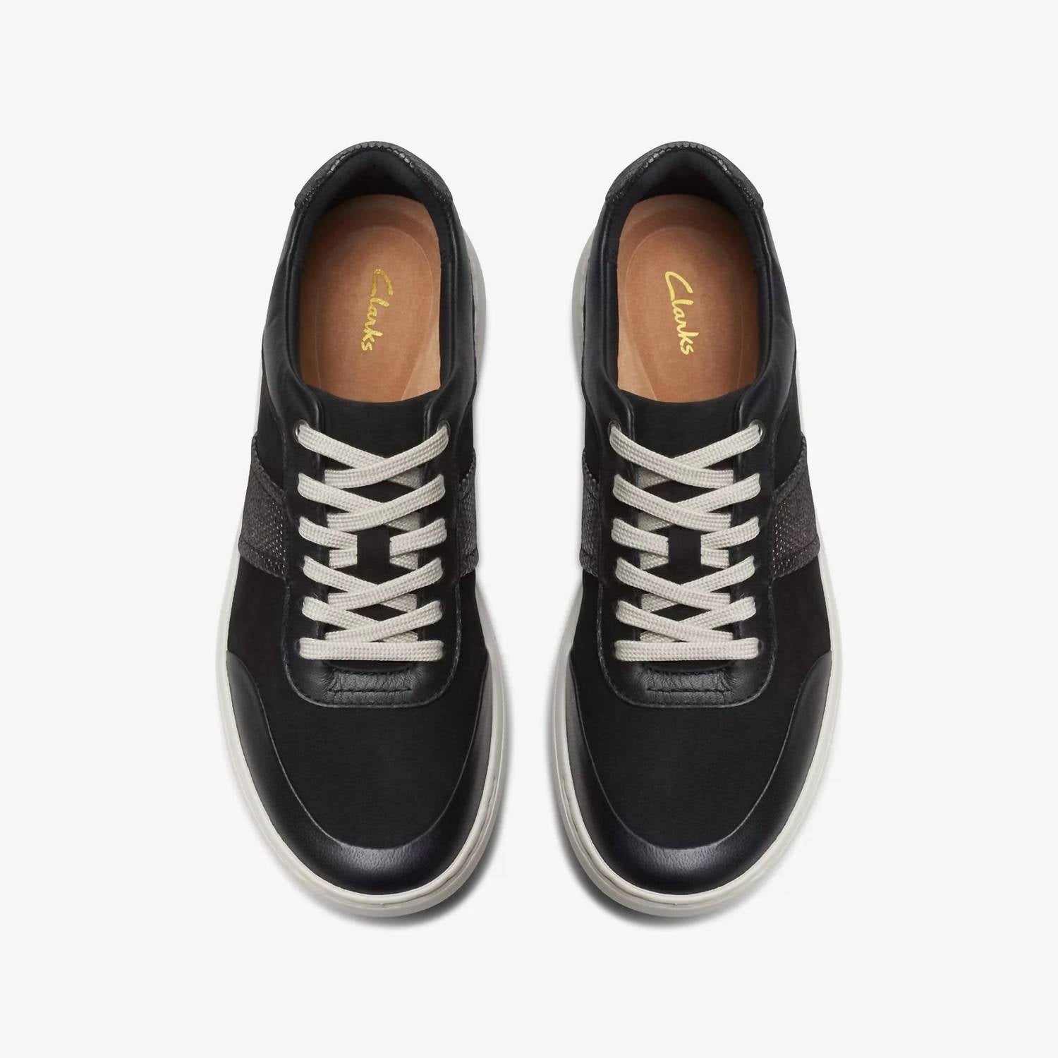 Clarks Women's Nalle Fern Sneakers in black combi - women's sneaker - alternate view