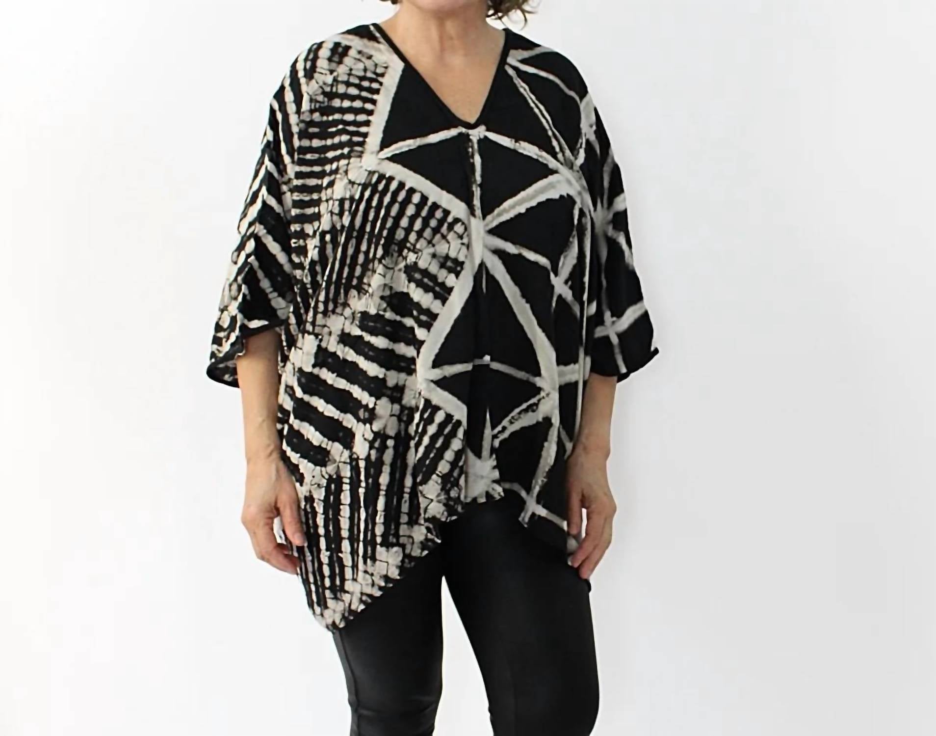 Sylca Designs - Abstract Double Design Blouse
