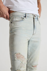 Monfrere Greyson Mid Rise Skinny Jeans in slash vintage - men's jeans - view 6