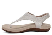 Aetrex Women's Ellie Sandal in grey - women's sandal - alternate view