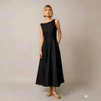 Maison Zoulias - Audrey Linen Midi Dress