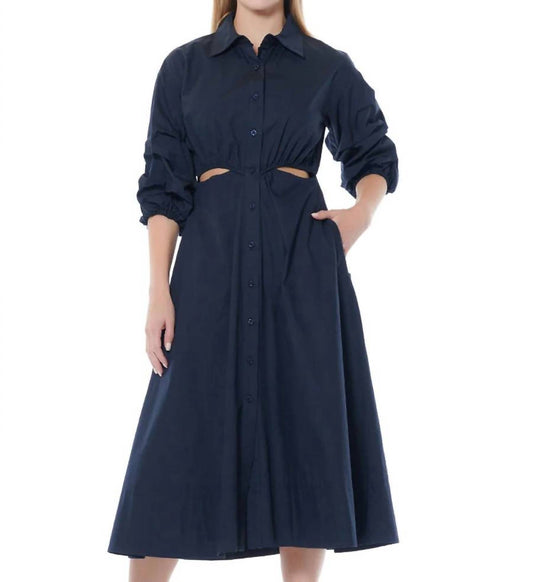 Gracia - Button Down Midi Dress
