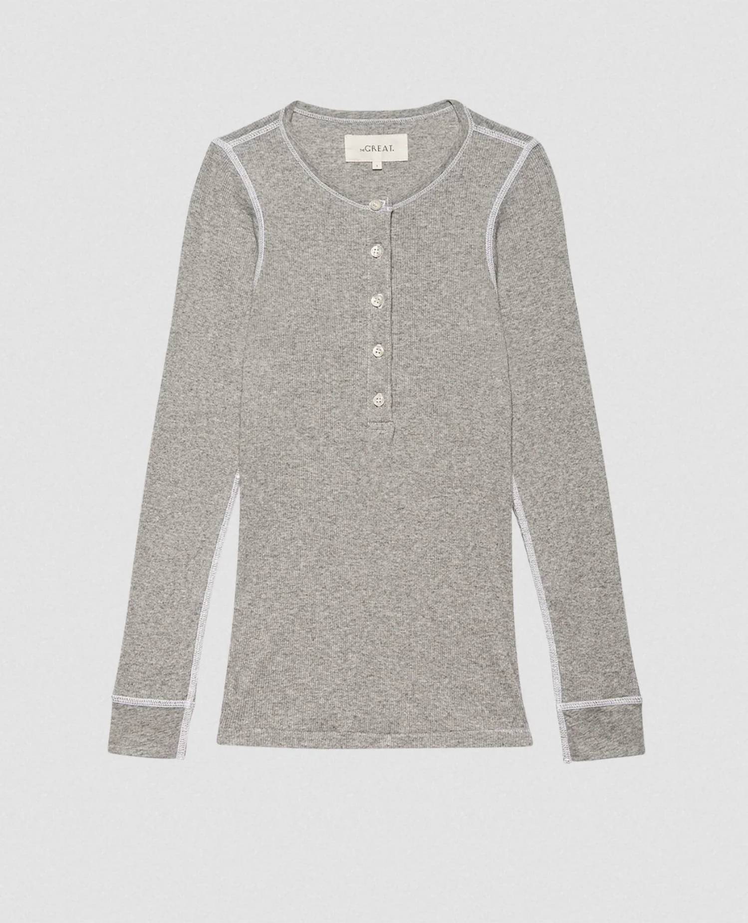 The Great. - Baby Rib Henley Tee