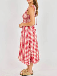Sadie & Sage - Checkered Midi Dress