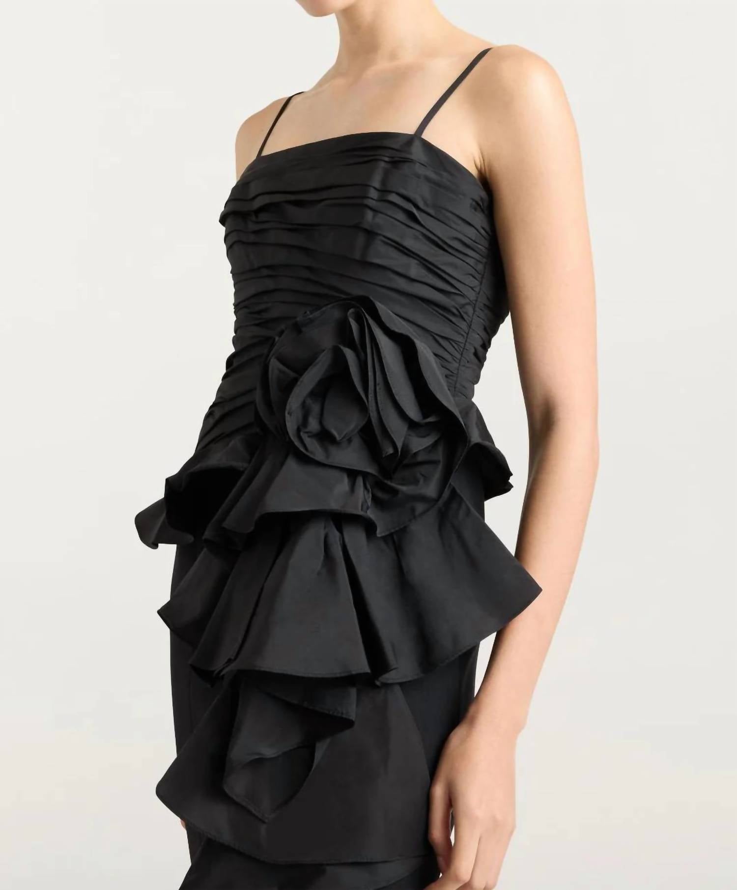 cinq a sept Liora Gown in black - women's dress - view 5