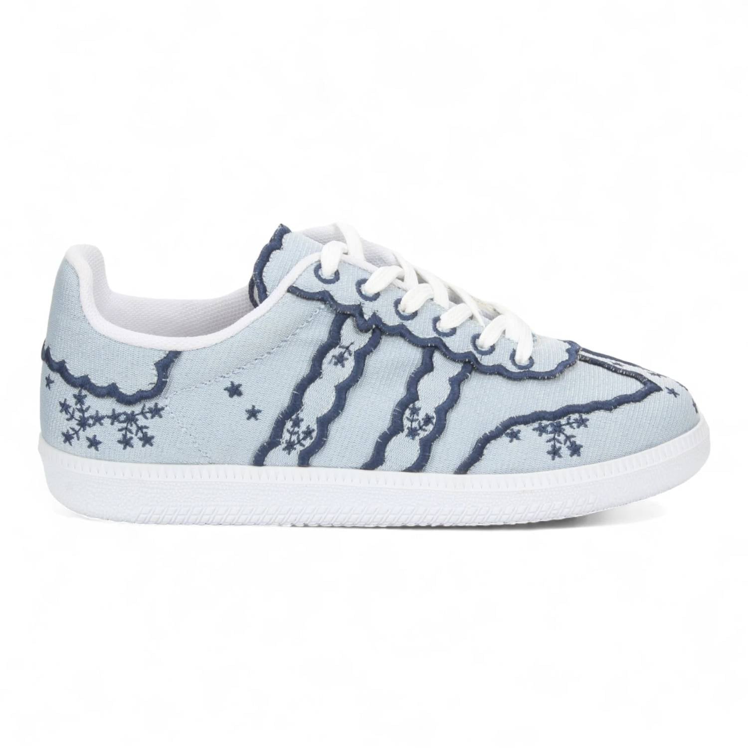 Love Rio - Women's Elise Vintage Round Toe Sneakers