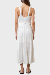 Moon River - Crochet Midi Dress